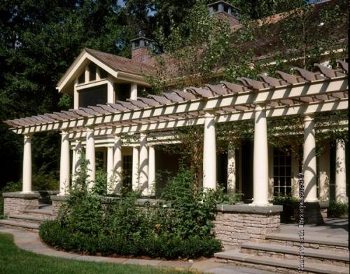 Custom Pergola Design 1020 - Exterior Custom Garden Structures - Chadsworth Columns: shop.columns.com